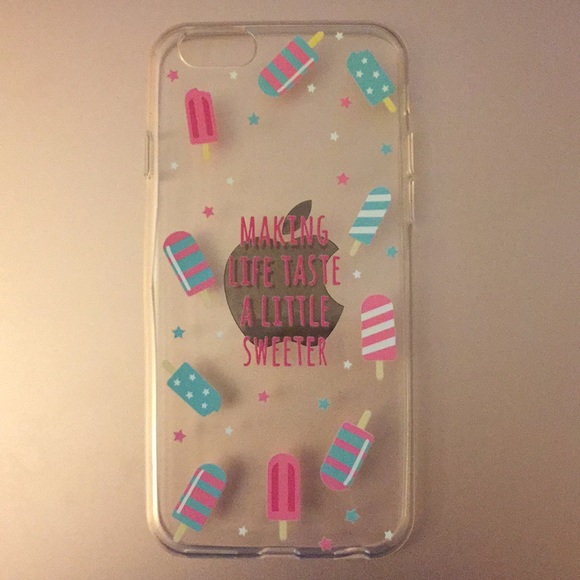 iPhone 6/6s case protector cute sweet clear - Picture 1 of 2